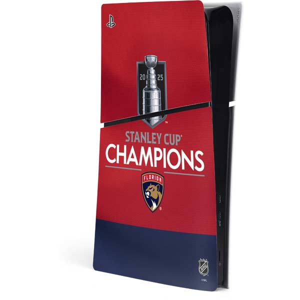 2025 Stanley Cup Champions Florida Panthers PS5 Slim Digital Edition Console Skin