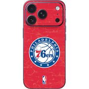 NBA Philadelphia 76ers Distressed iPhone 17 Pro Max Skin
