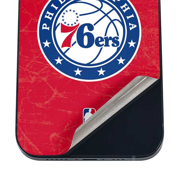 NBA Philadelphia 76ers Distressed iPhone 17 Pro Max Skin