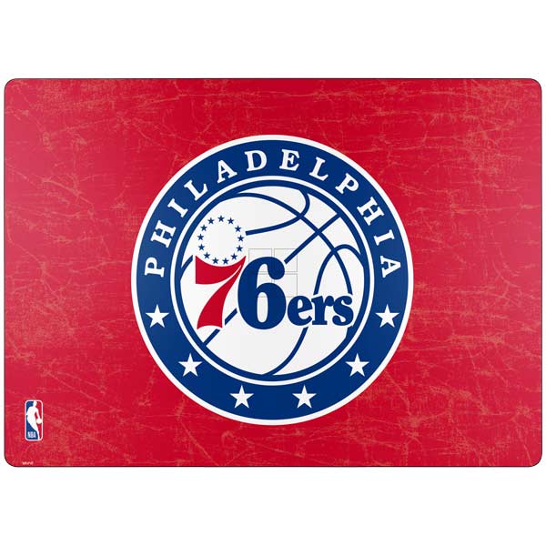 NBA Philadelphia 76ers Distressed Surface Laptop 7 15in Skin