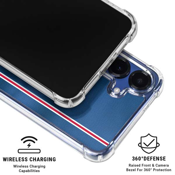 NBA Philadelphia 76ers Jersey Galaxy S25 FE Clear Case