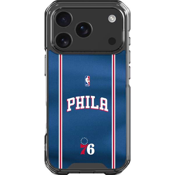NBA Philadelphia 76ers Jersey iPhone 17 Pro Clear Case
