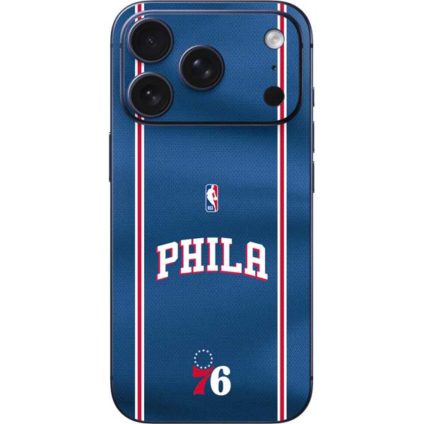 NBA Philadelphia 76ers Jersey iPhone 17 Pro Skin