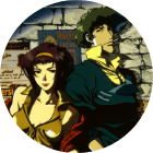 Cowboy Bebop characters Faye and Spike