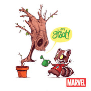 Marvel Rocket Raccoon and Groot Tall Tails Surface Pro 9 Skin