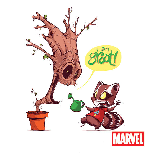 Marvel Rocket Raccoon and Groot Tall Tails Surface Pro 9 Skin