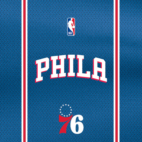 NBA Philadelphia 76ers Jersey Galaxy A33 5G Clear Case