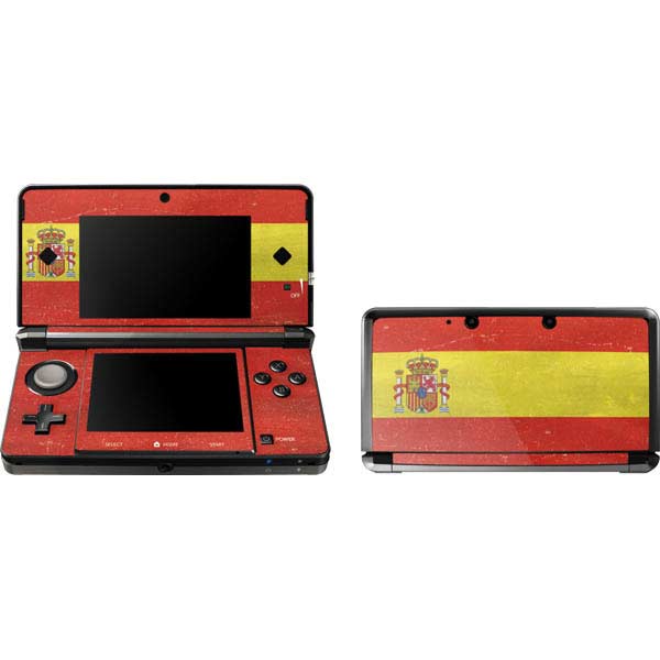 Spain Flag Distressed Nintendo Skins