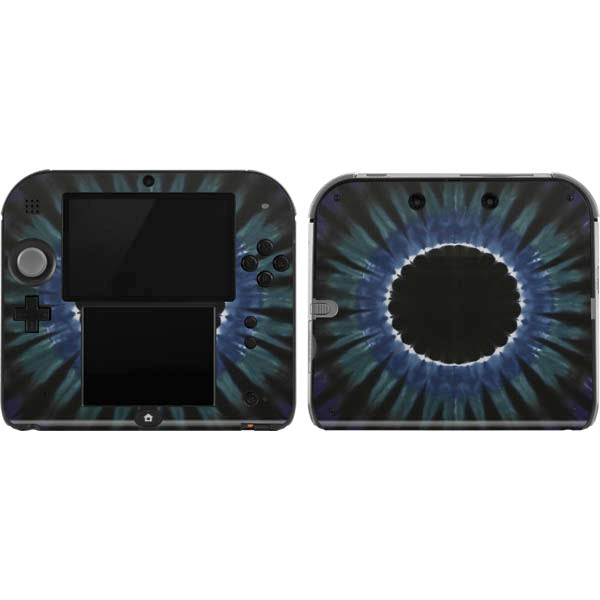 Liquid Blue Tie Dye - Sunflower Nintendo Skins