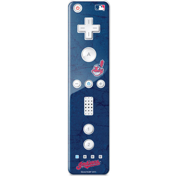 MLB Cleveland Guardians - Solid Distressed Nintendo Skins