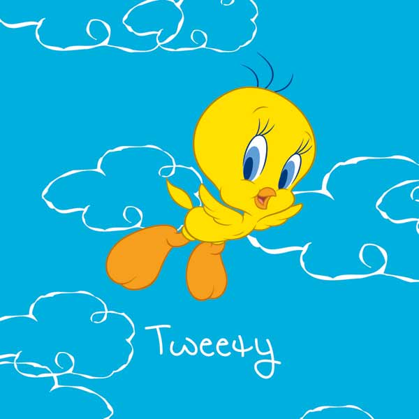 Looney Tunes Tweety Bird Flying Amazon Echo Buds Skin