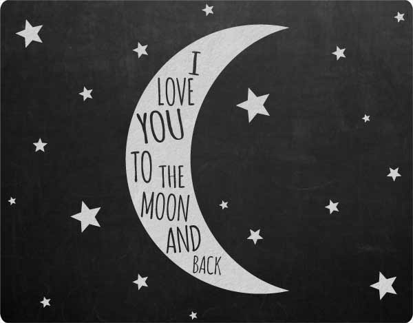 To The Moon And Back Google Home Hub Skin