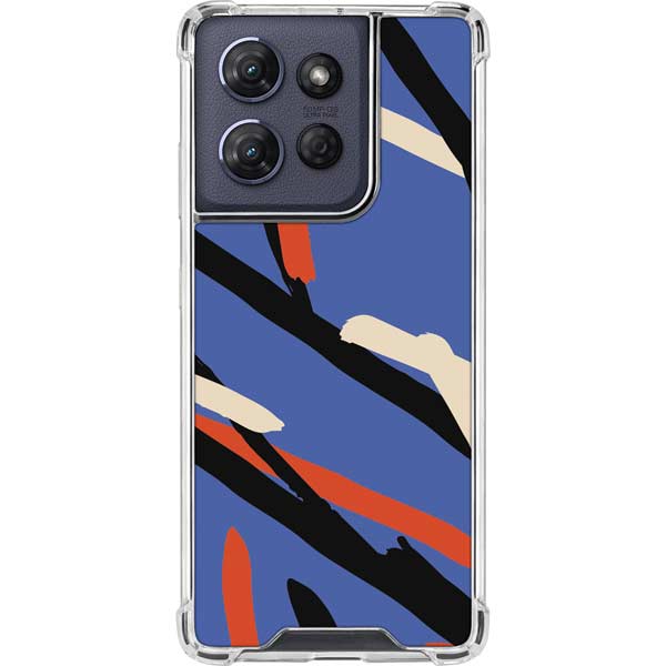 Abstract Lines Moto G 5G (2025) Clear Case