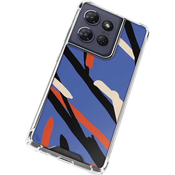 Abstract Lines Moto G 5G (2025) Clear Case