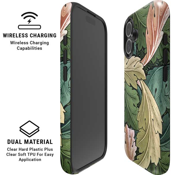 Acanthus by William Morris iPhone 16 Magsafe Impact Case