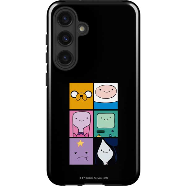 Adult Swim Adventure Time Character Tiles Galaxy S25 Plus Impact Case