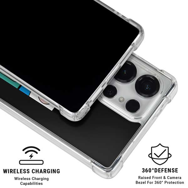Adult Swim Adventure Time Character Tiles Galaxy S25 Ultra Clear Case