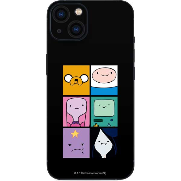 Adult Swim Adventure Time Character Tiles iPhone 15 Skin