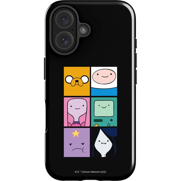 Adult Swim Adventure Time Character Tiles iPhone 17 Impact Case