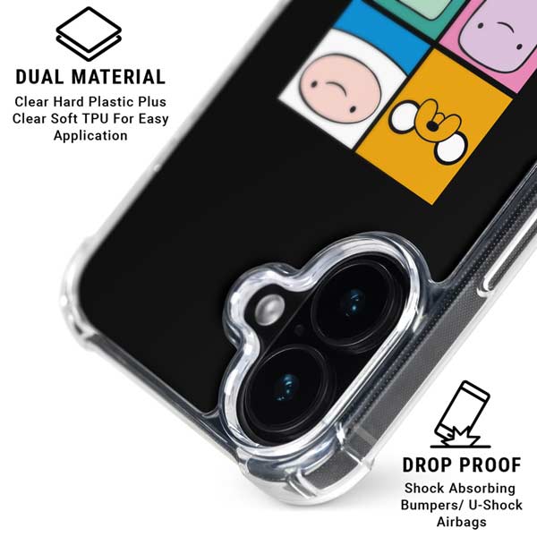 Adult Swim Adventure Time Character Tiles iPhone 17 MagSafe Case
