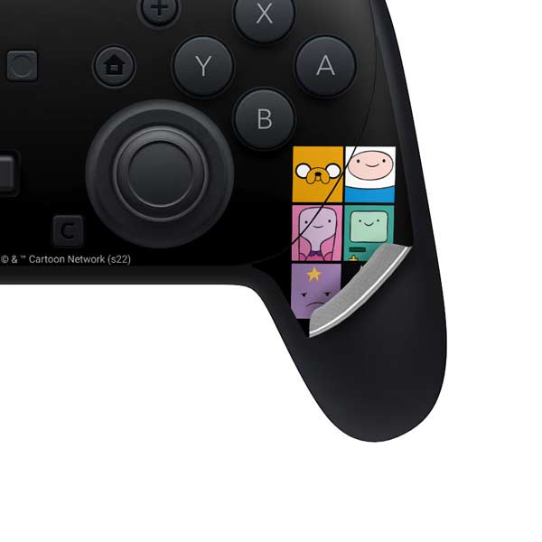 Adult Swim Adventure Time Character Tiles Nintendo Switch 2 (2025) Pro Controller Skin