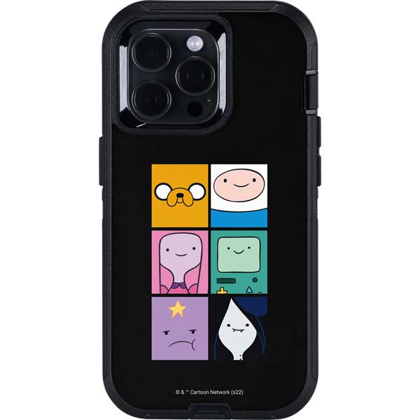 Adult Swim Adventure Time Character Tiles Otterbox Defender iPhone Skin