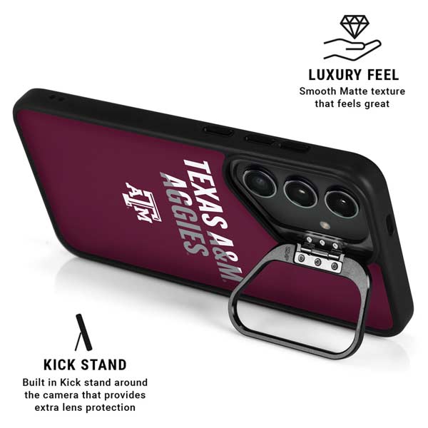 Texas A&M University Aggies Galaxy S26 Plus Kickstand Case