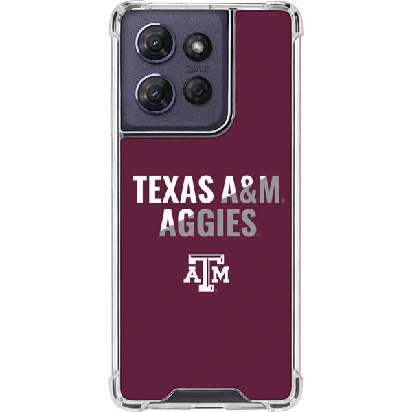 Texas A&M University Aggies Moto G Play 5G (2025) Clear Case