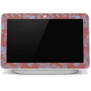 Airy Blue Floral Google Home Hub Skin