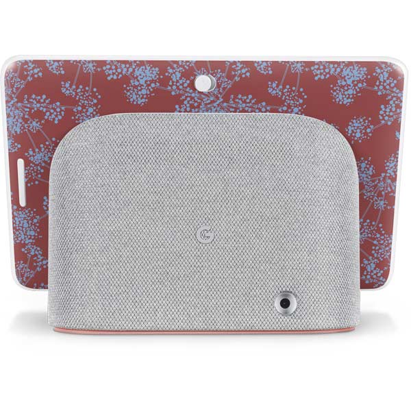 Airy Blue Floral Google Home Hub Skin