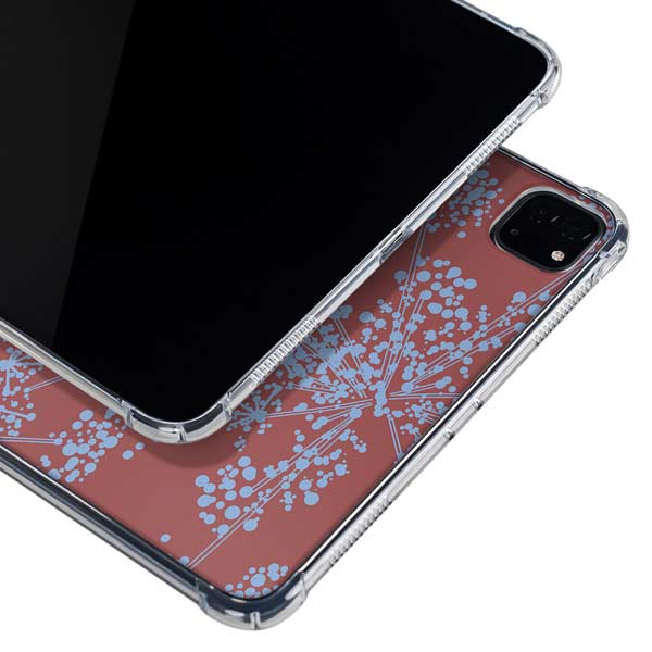 Airy Blue Floral iPad Cases