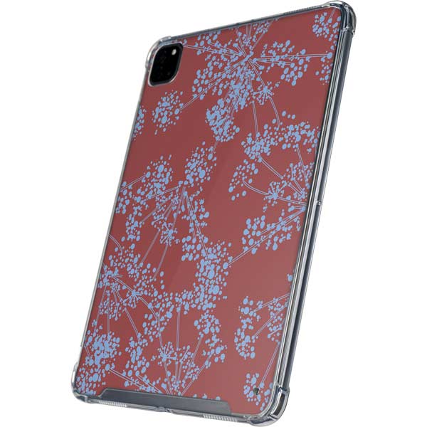 Airy Blue Floral iPad Cases