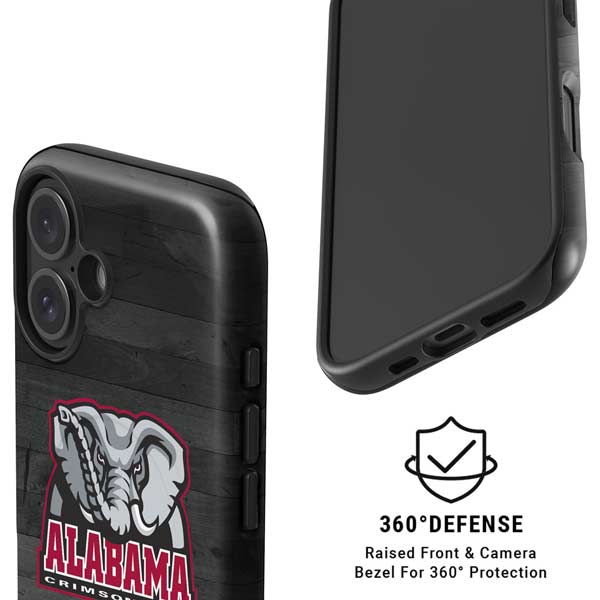 University of Alabama Basketball Wood iPhone 16 Magsafe Impact Case