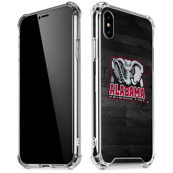 University of Alabama Basketball Wood iPhone X/XS Clear Case