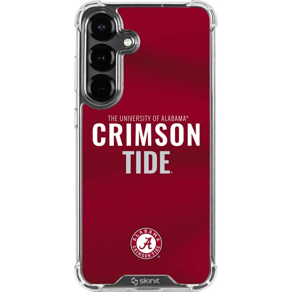 University of Alabama Crimson Pride Galaxy S26 Plus Clear Case