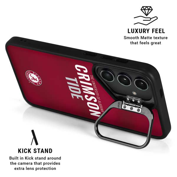 University of Alabama Crimson Pride Galaxy S26 Ultra Kickstand Case