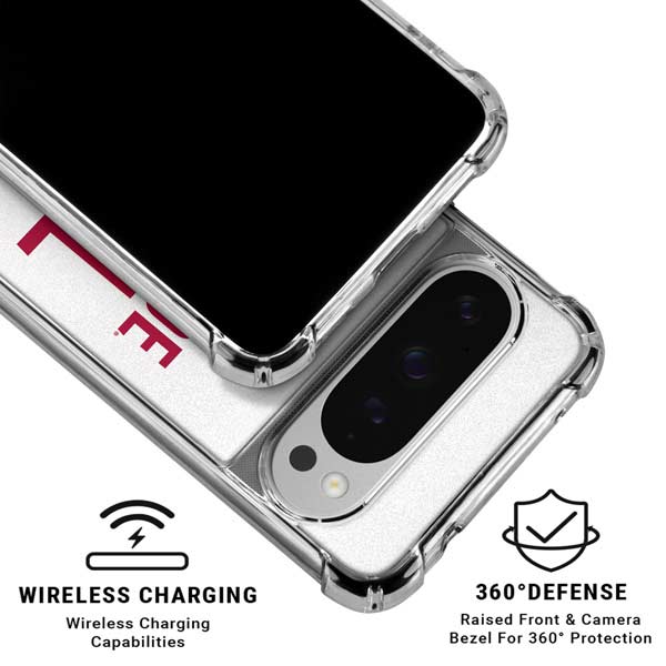 University of Alabama Crimson Roll Tide Google Pixel 10 Pro Clear Case