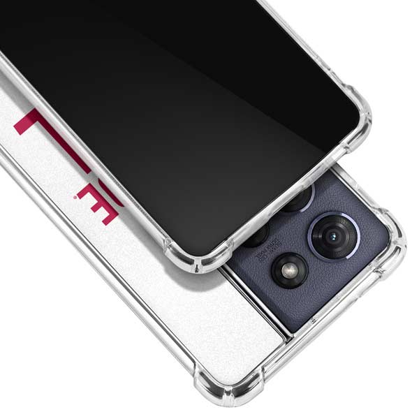 University of Alabama Crimson Roll Tide Moto G Play 5G (2025) Clear Case