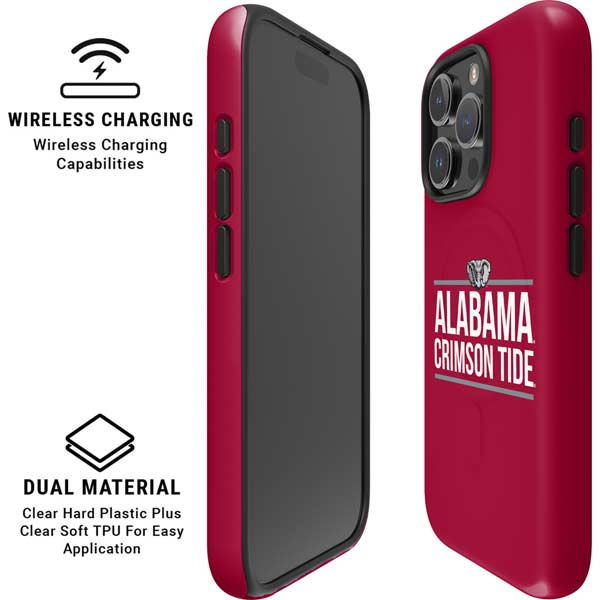 University of Alabama Crimson Tide iPhone 16 Pro Magsafe Impact Case