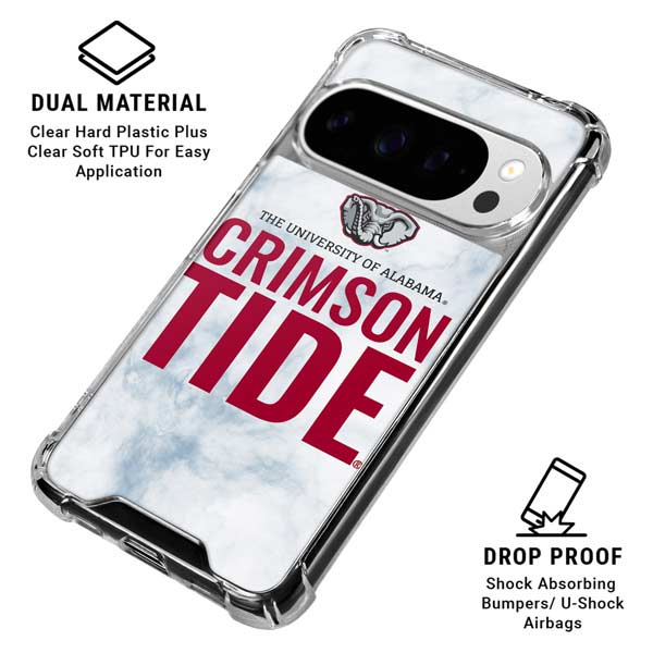 University of Alabama Crimson Tide Net Google Pixel 10 Pro Clear Case
