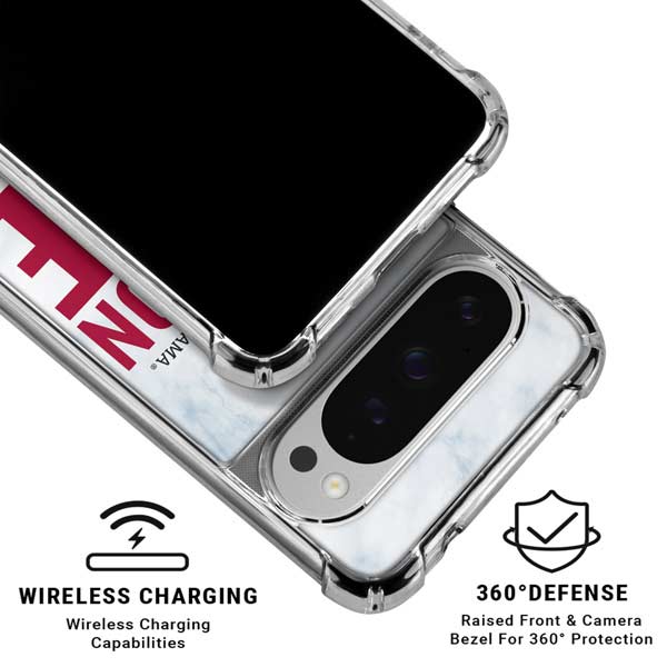 University of Alabama Crimson Tide Net Google Pixel 10 Pro Clear Case