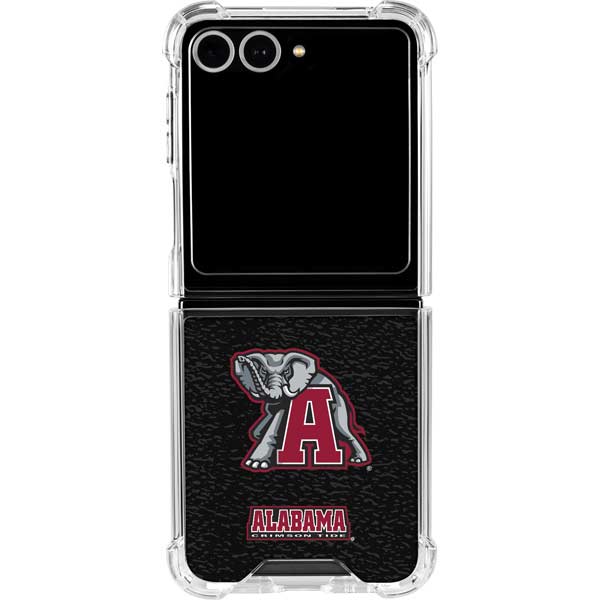 University of Alabama Mascot Galaxy Z Flip7 Clear Case