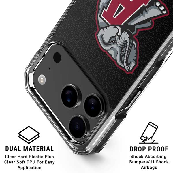 University of Alabama Mascot iPhone 17 Pro Clear Case