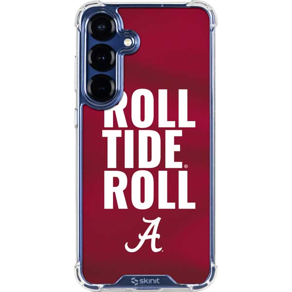 University of Alabama Roll Tide Roll Galaxy S25 Plus Clear Case