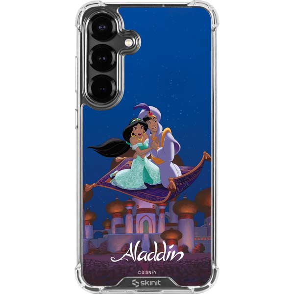 Disney Aladdin and Jasmine Magic Carpet Galaxy S26 Clear Case