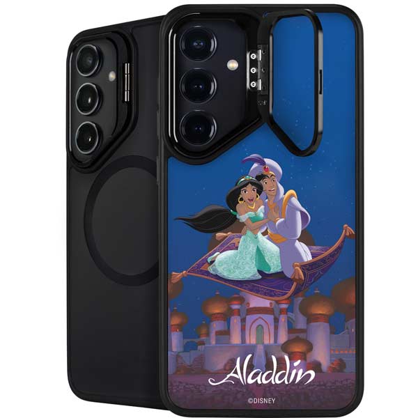 Disney Aladdin and Jasmine Magic Carpet Galaxy S26 Plus Kickstand Case