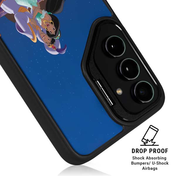 Disney Aladdin and Jasmine Magic Carpet Galaxy S26 Plus Kickstand Case