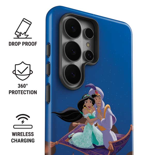 Disney Aladdin and Jasmine Magic Carpet Galaxy S26 Ultra Impact Case