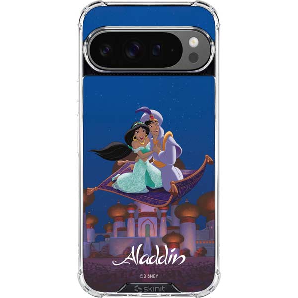 Disney Aladdin and Jasmine Magic Carpet Google Pixel 10 Pro Clear Case