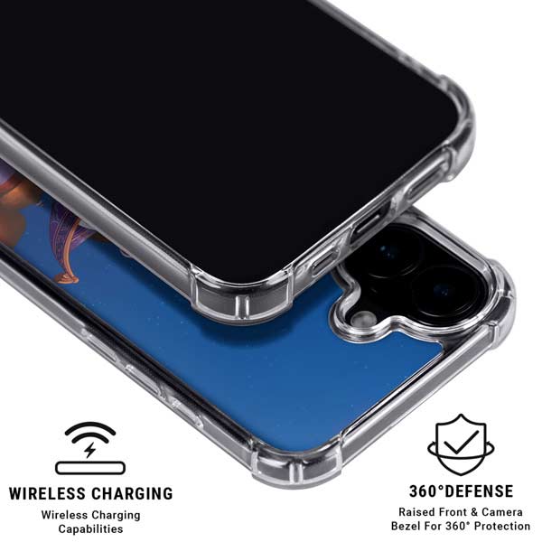 Disney Aladdin and Jasmine Magic Carpet iPhone 17 Clear Case